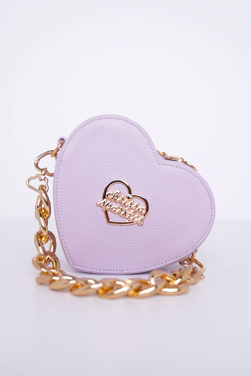 Y2K Lilac Butterfly Chain Purse - Sugarries